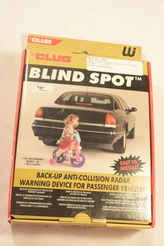 The club blind spot back up anti-collision radar warning device