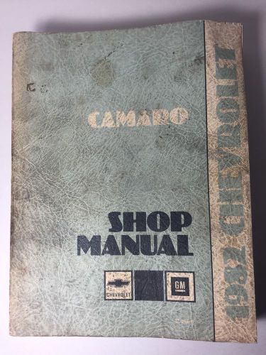 1982 original chevrolet camaro shop manual made in usa oem