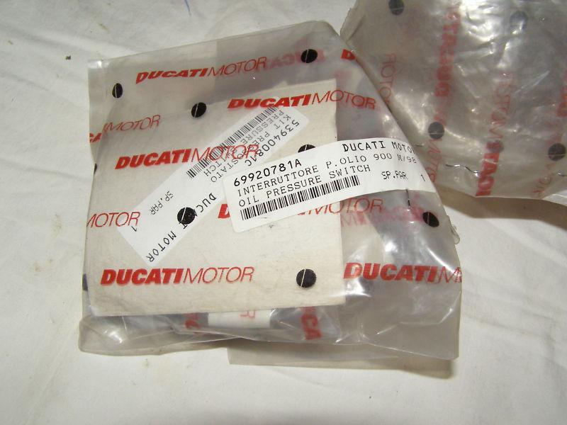 Ducati  900 m oil pressure sending unit / switch '98-