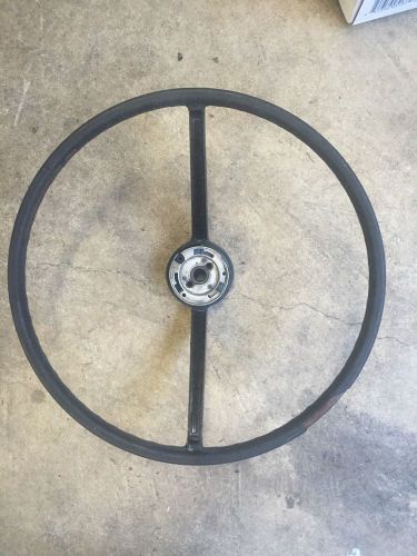 64 65 ford falcon steering wheel / needs restoration