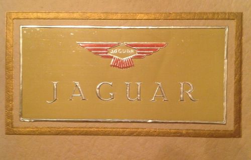 1950 jaguar spril bound dealers brochure 25 pages with attached photos