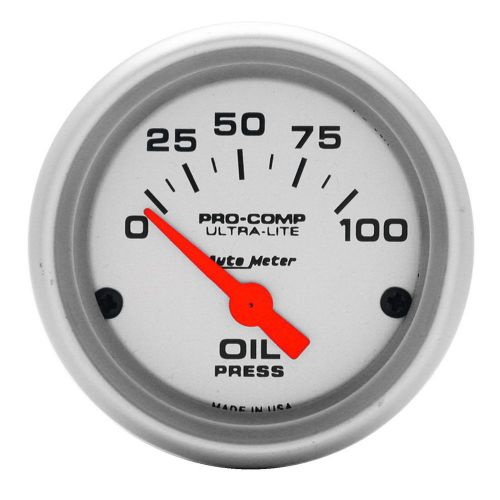 Autometer 4327 ultra-lite electric oil pressure gauge