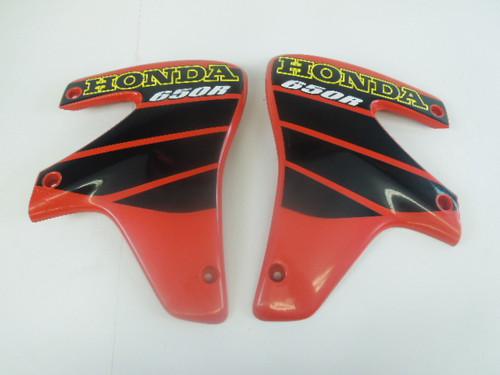 Honda xr650r radiator shrouds xr 650r 650 r 2001 mint