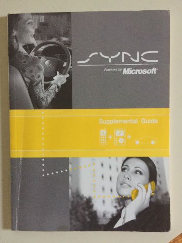 2008 microsoft sync supplemental guide