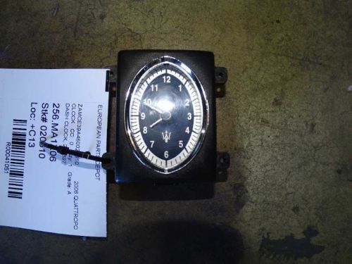 06 maserati quattroporte m139 interior dashboard dash clock analog 219397