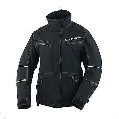 Polaris womens black pure heat adventure warm snowmobile jacket-2xl-3xl-closeout