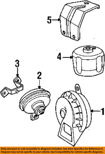 Mercedes-benz-mb oem 0045429020 horn