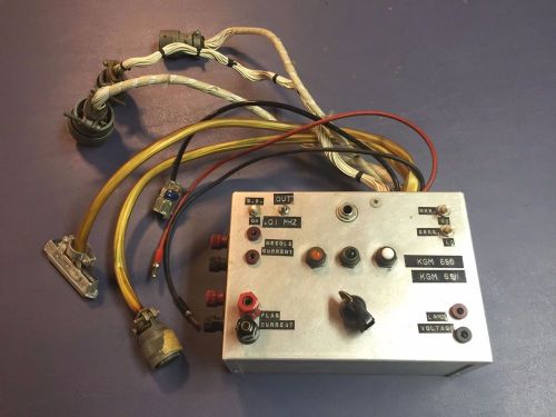 King kgm690/691 test jig/wiring harness gold crown glideslope marker beacon