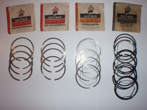 Piston ring set 1933 - 1939 willys 4cyl 33 34 35 36 37 38 39 usa hastings rings