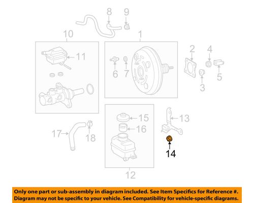 Toyota oem battery-positive term nut 9008018070