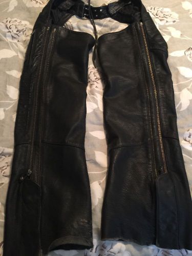 Harley davidson leather chaps small