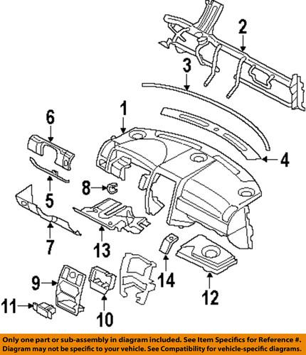 Dodge oem xw88xdvaa instrument panel-bezel