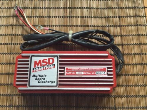 Msd 5200 ignition box