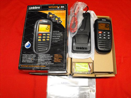 Uniden wham  x4 marine radio black