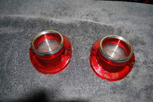 Nos 1964 chevrolet bel air back up lenses pair