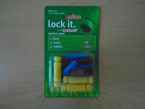 Posi lock lock it #603 / 9pc 10-24 awg (assorted)