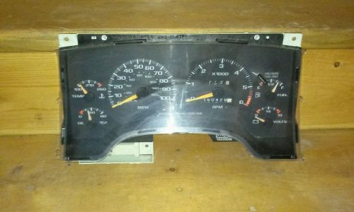 Oldsmobile bravada gauge instrument cluster 1997