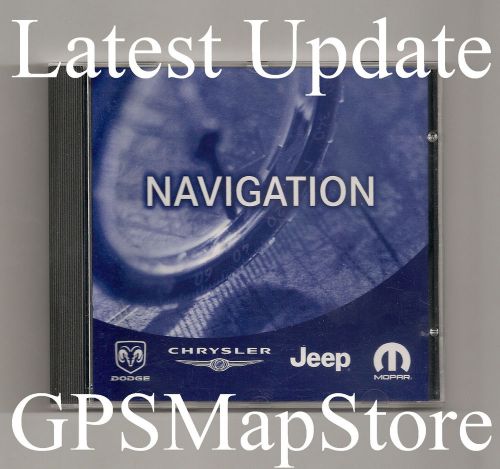 2004 to 2007 chrysler town country 300 pt cruiser navigation dvd map update oem