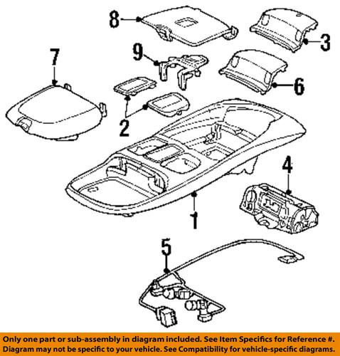 Dodge oem 5013608aa overhead console-wire harness