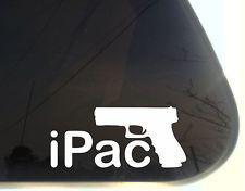 Ipac vinyl sticker window decal