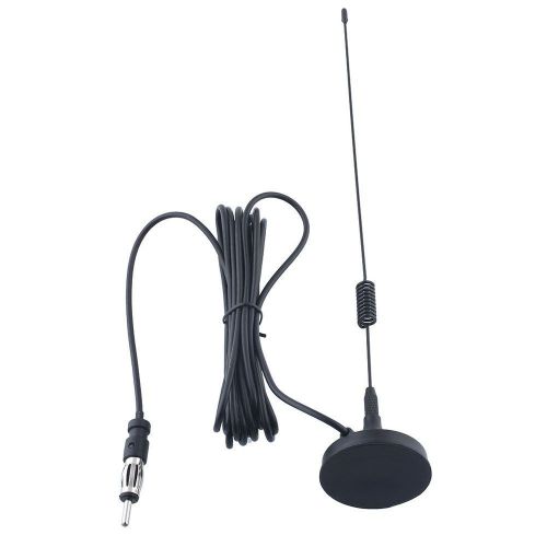 Universal auto car am/fm radio antenna aerial stereo signal trunk/fender black