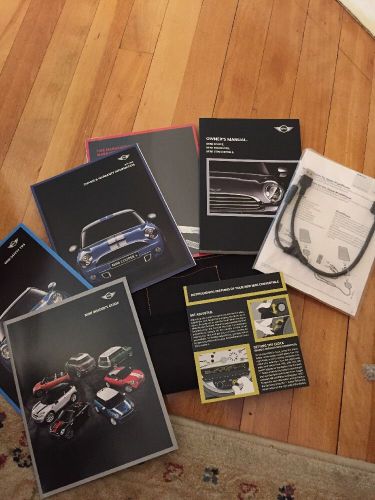 Mini cooper convertible owners manual set