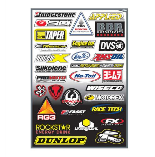 Fx sponsor d graphics sticker kit  fits ktm dirt bikes