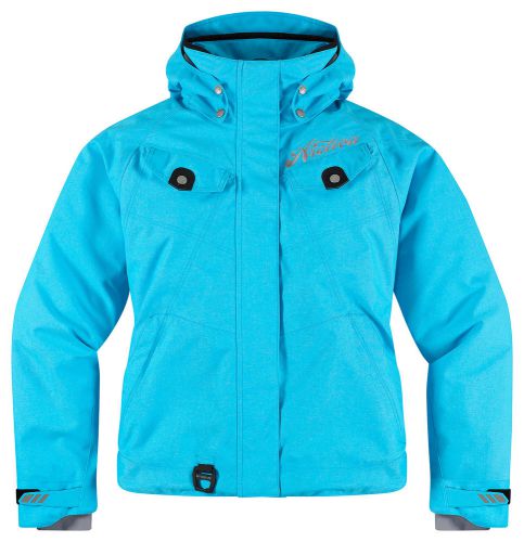 Arctiva gem 5 womens insulated snowmobile jacket sky blue md