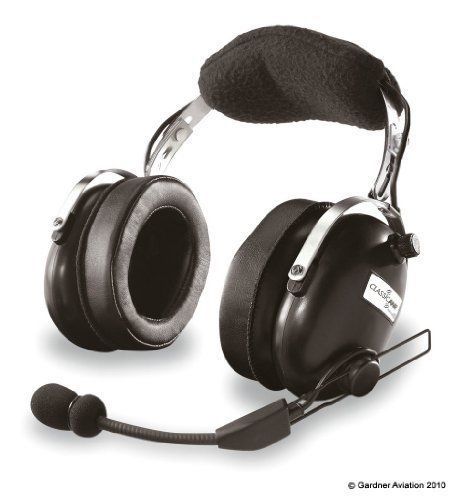 Flightcom classic active noise reduction (anr) aviation headset