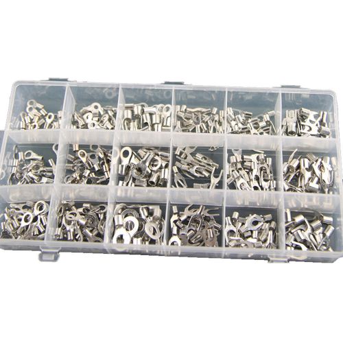 330pcs 18 sizes bare wire crimp spade terminals connectors assortment kit