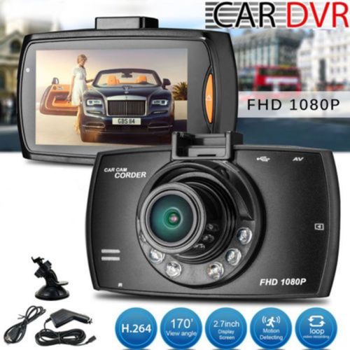 1080p hd 2.7&#034; lcd car truck dvr dash camera video recorder night vision g-sensor