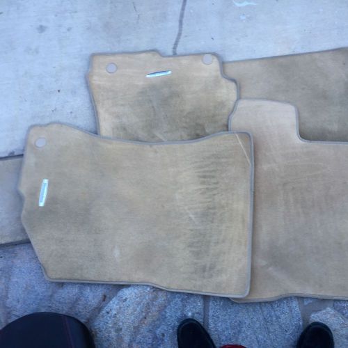 Mercedes benz prior generation tan car mats