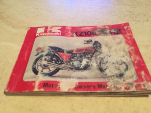 Kawasaki kz1000 mkii owners manual service a3 a3a 79 80 a4 99920-1056-02 1979 2y