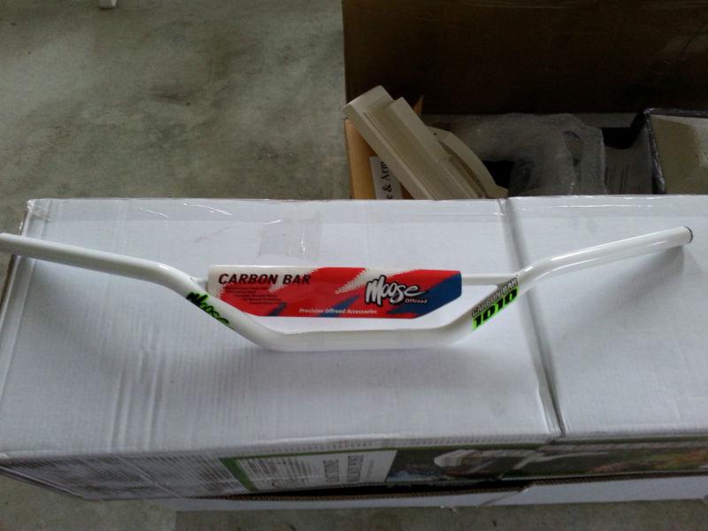 Moose m-1045 carbon steel handlebars for kx - brand new