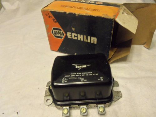 Napa echlin vr56 voltage regulator nos negative ground 6 volt