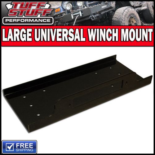Tuff stuff large universal winch mounting plate for recovery &amp; trailer winches