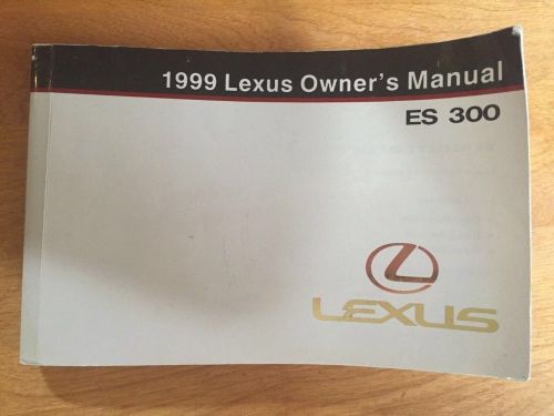 1999 lexus es300 owner&#039;s manual