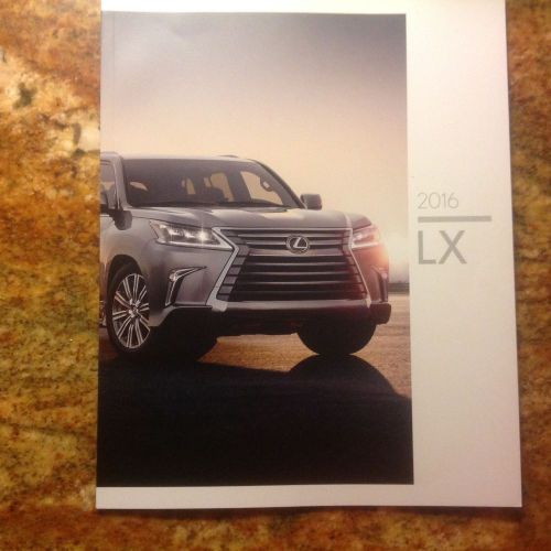 Purchase Lexus LX Brochure 2016 in Chepachet, Rhode Island, United