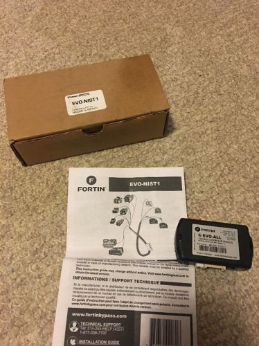 Fortin stand-alone remote starter for nissan infiniti push-to-start evo-nist1