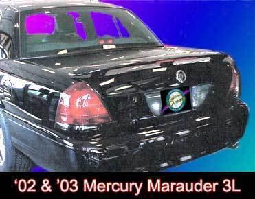 Painted mercury maruader custom style spoiler 2003-2004