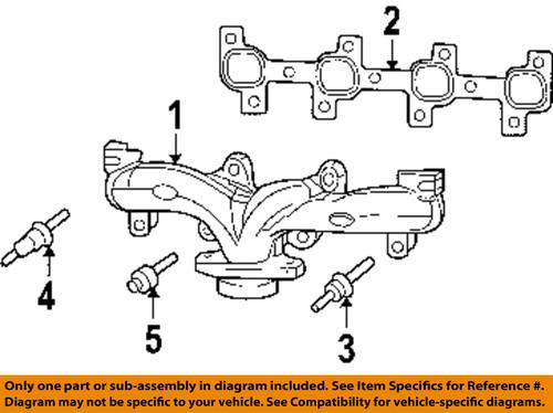 Mopar oem 6508220aa exhaust manifold-exhaust manifold stud