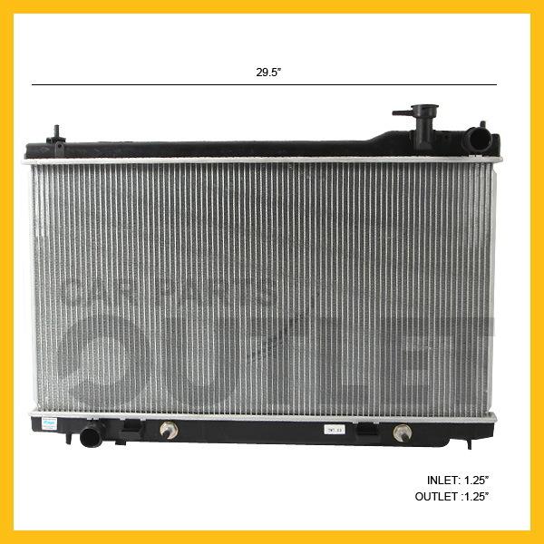 03 04 05 06 07 infiniti g35 new radiator 2dr coupe 3.5l v6 dohc new 2003-2007 at