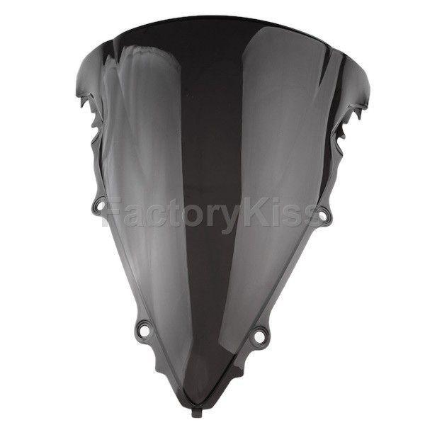 Smf windshield windscreen for yamaha r6 2003 2004 2005 black #100