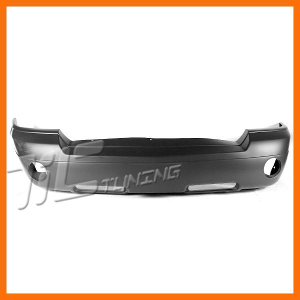 05-07 dodge dakota front bumper cover primered ch1000444 w/fog lamp hole wo mldg