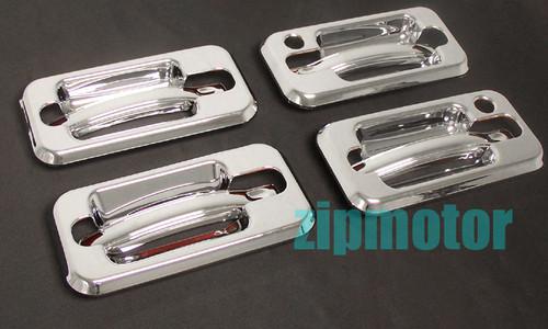 03-09 hummer h2 sut suv door handle covers trim bezel chrome set 04 05 06 07 08