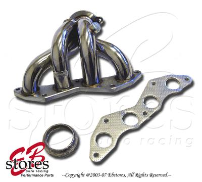 Racing header civic d17 01 02 03 04 05 ex l4 1.7l 4cyl