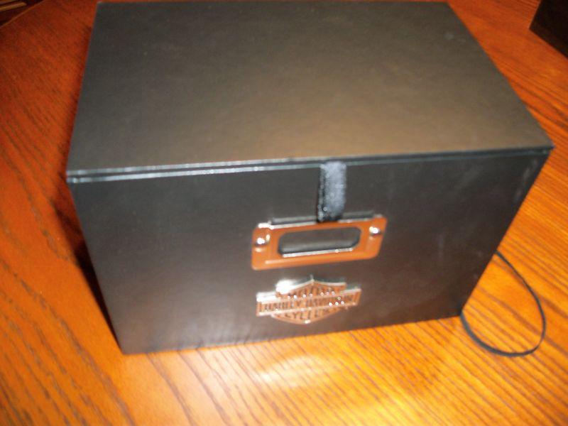 Harley davidson desk media storage box, nwt 99374-10v