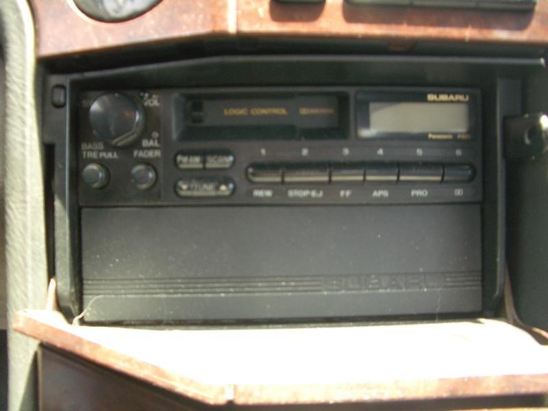 92 93 94 95 96 97 subaru svx audio receiver am-fm stereo cassette player radio