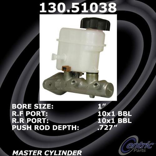 Centric 130.51038 brake master cylinder-preferred premium master cylinder