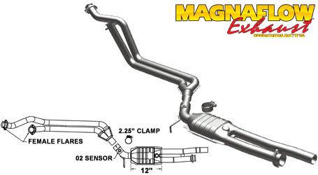 Magnaflow catalytic converter 23839 mercedes-benz 300e,300te,e320